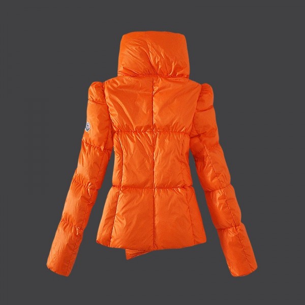 Moncler Donna Giù cappotto arancione Presa M1005